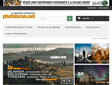 Tablet Screenshot of photolocus.net